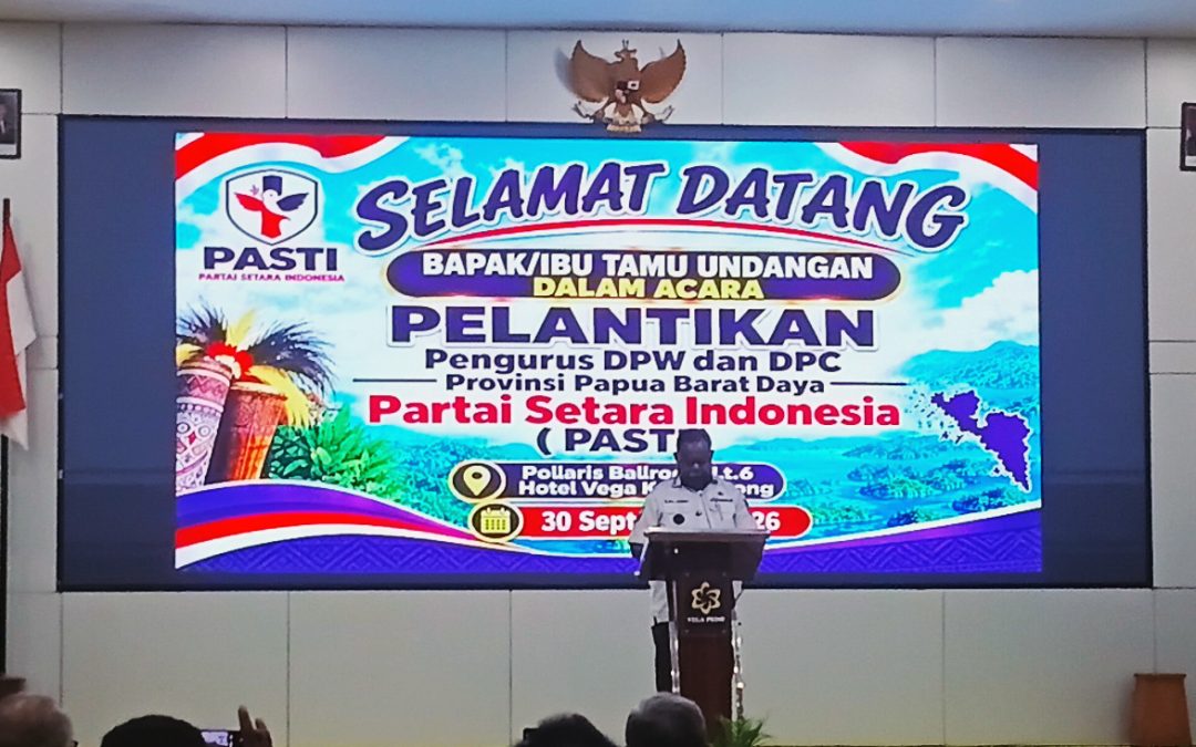 [Papua Spirit News] Pelantikan Pengurus PASTI di Sorong: DPP Tekankan Soliditas, Elisa Kambu Dorong Politik Berbasis Kerja