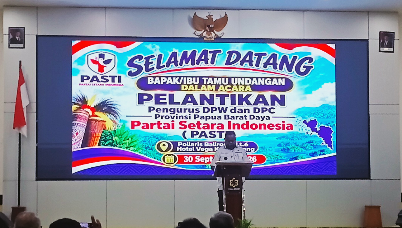 [Papua Spirit News] Pelantikan Pengurus PASTI di Sorong: DPP Tekankan Soliditas, Elisa Kambu Dorong Politik Berbasis Kerja